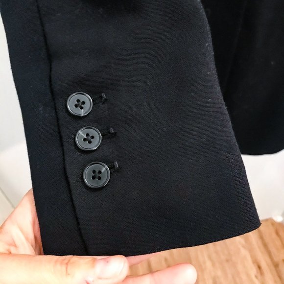 JACOB Lined Knee-Length Blazer Jacket - Picture 4 of 10